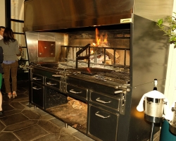 Beautiful cooktop right behind our Chef's Table